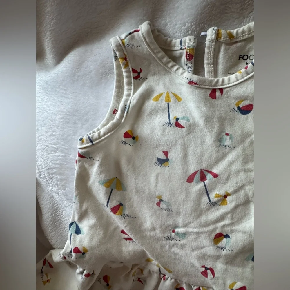 Perfect beach Dress with bloomers - cotton